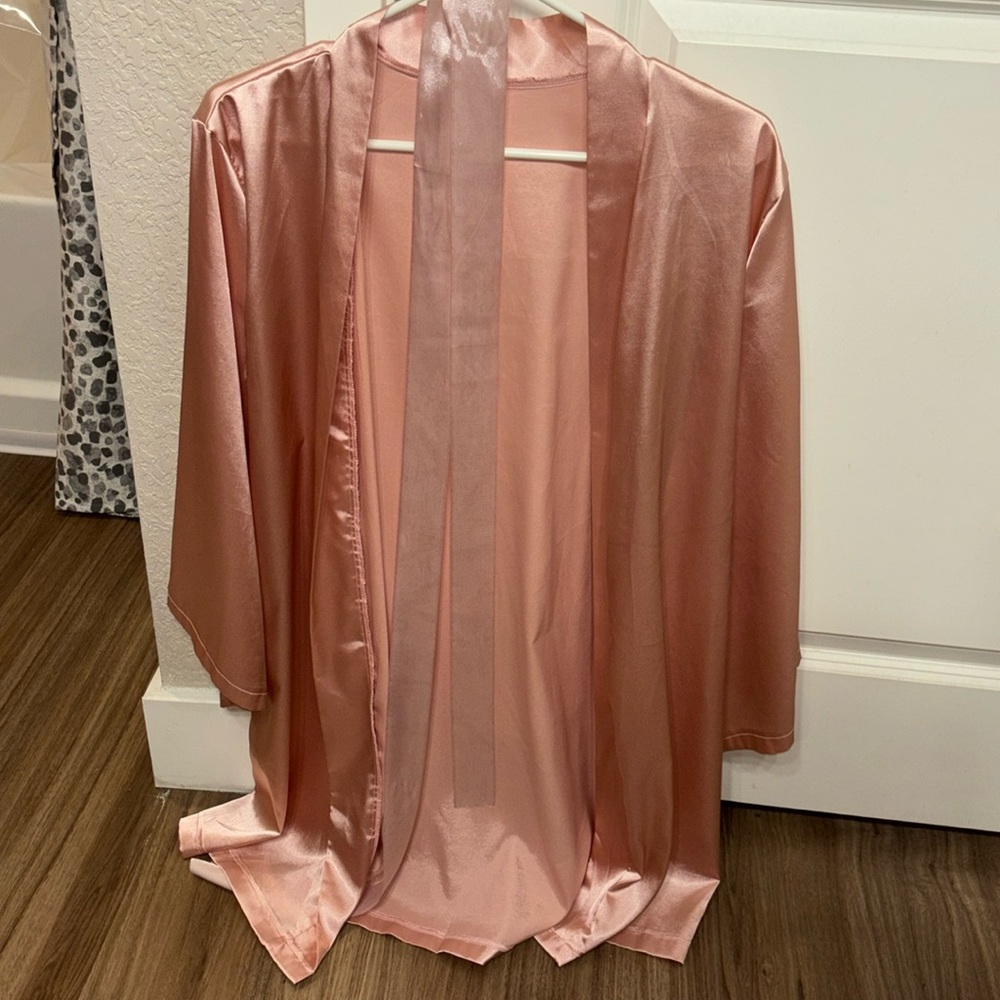 Baby pink robe